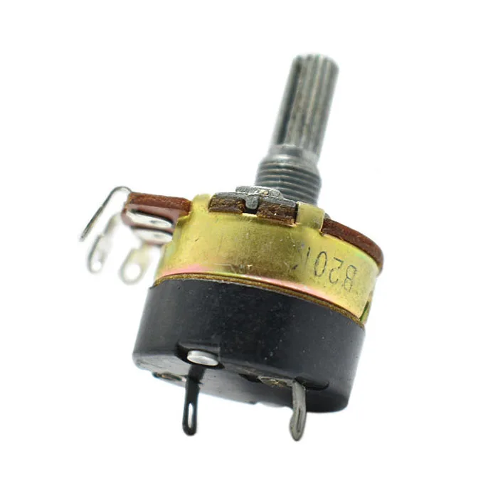 POTENCIOMETRO CON INTERRUPTOR 20K OHM MOLETEADO POTENTIOMETER WITH SWITCH 20K OHM - Imagen 3