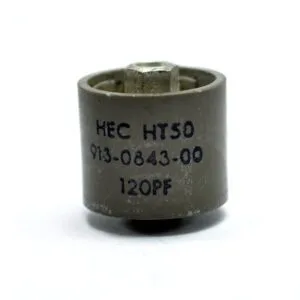 CAPACITOR 120pF HEC HT50 5KV CERÃMICO DE ALTO VOLTAJE .00012uF