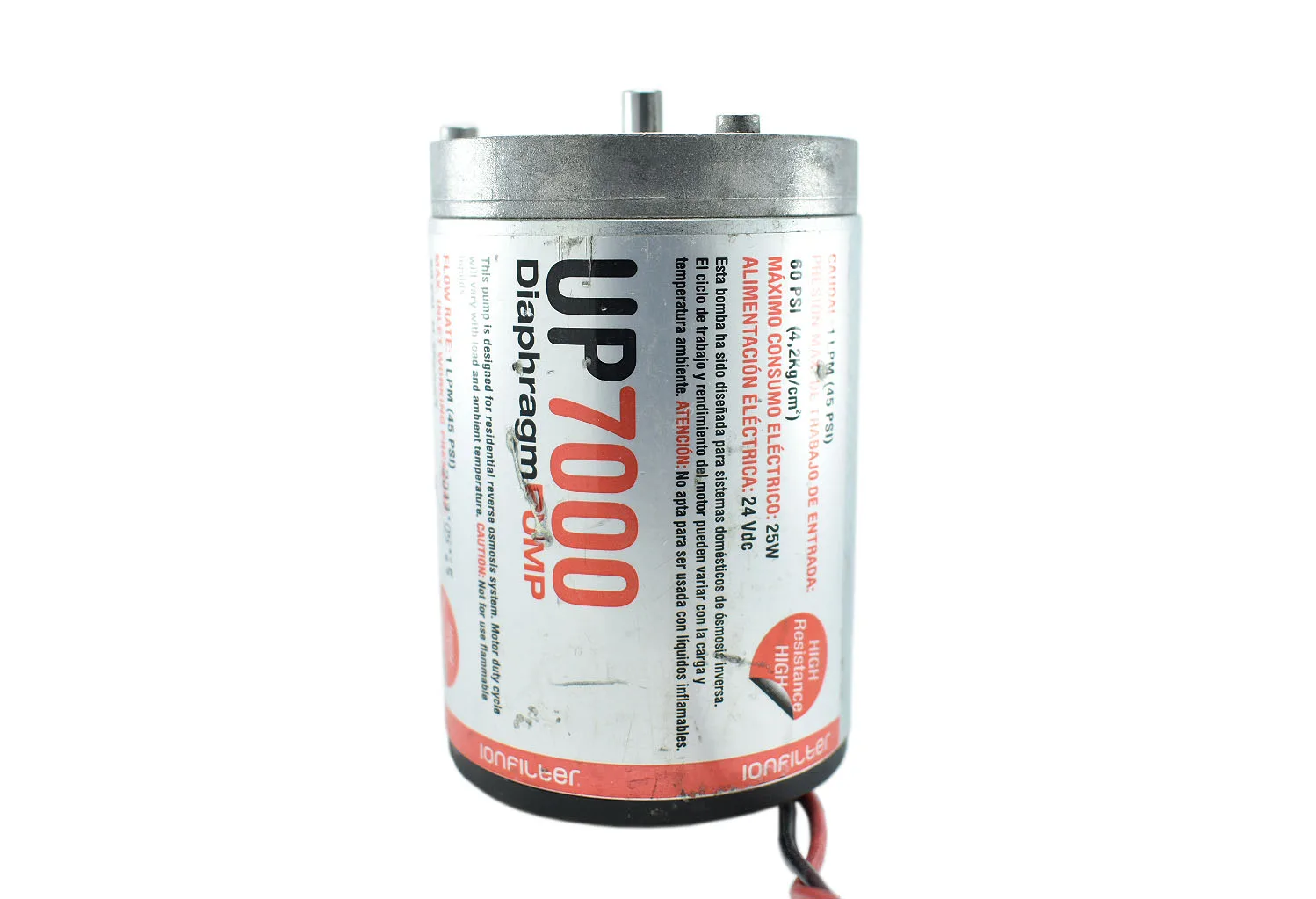Motor Bomba Booster UP7000 24V DC 25W Industrial - Multiusos ION FILTER