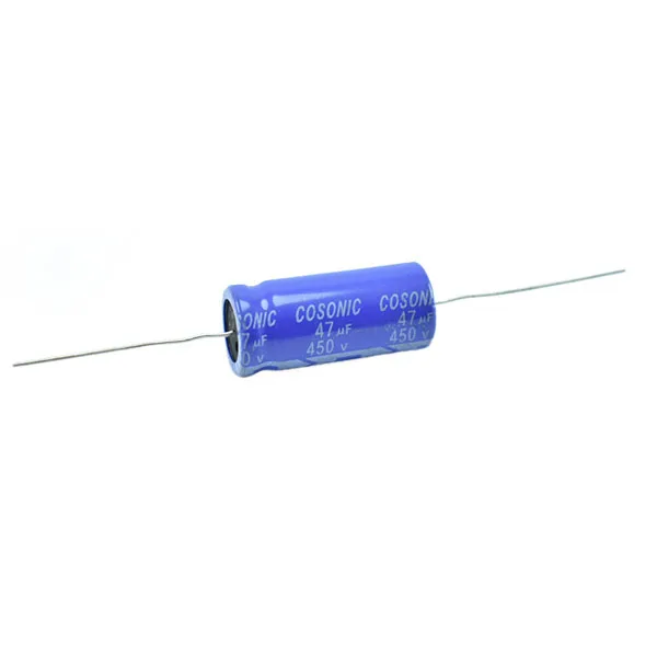 CAPACITOR ELECTROLíTICO 47 MFD 450V DC COSONIC AXIAL