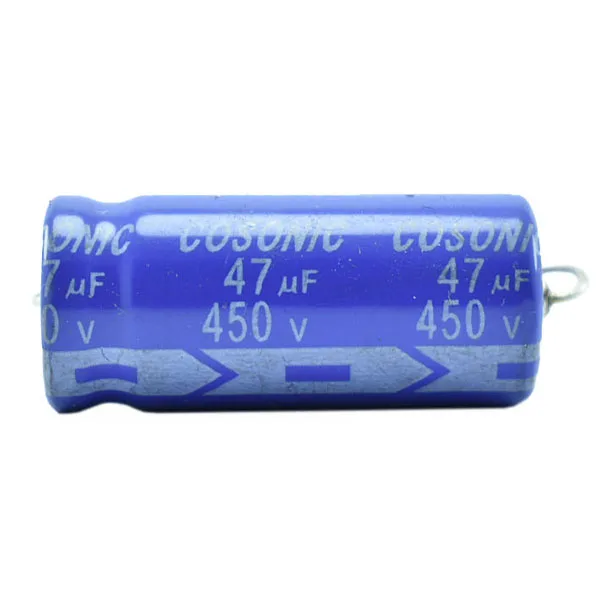 CAPACITOR ELECTROLíTICO 47 MFD 450V DC COSONIC AXIAL - Imagen 3