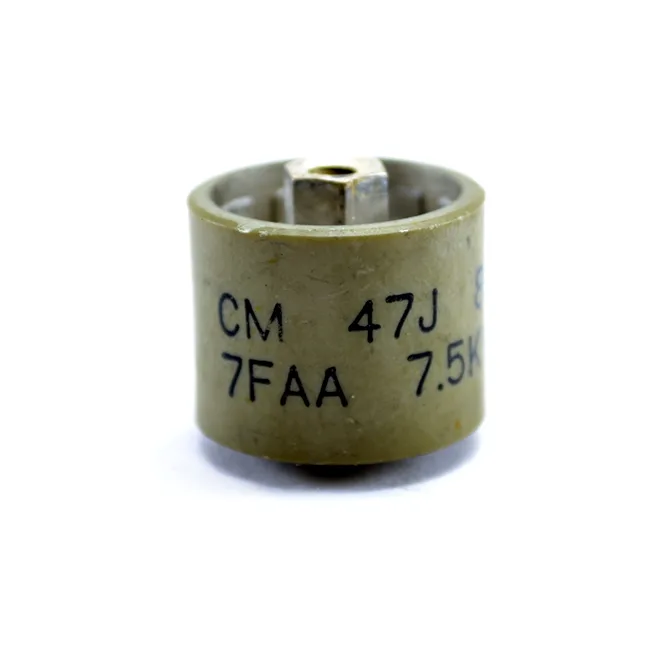 CAPACITOR 47pF 7.5KV CERÃMICO DE ALTO VOLTAJE .000047UF 7500 VOLTIOS CAPACITOR 47 MMF