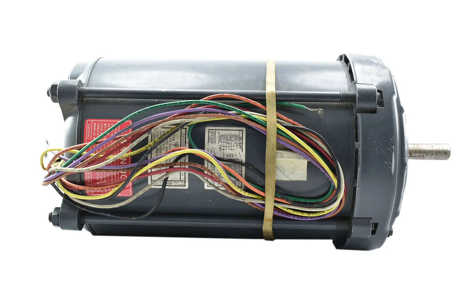 Motor eléctrico General Electric 5KC48SG868EX 1/3 HP 110/220v 950 RPM 1140 RPM - Imagen 2