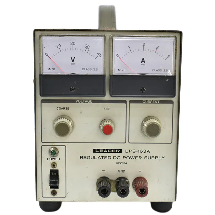 FUENTE REGULABLE DC 0 A 32V LEADER LPS-163A REGULATED DC POWER SUPPLY 32V 3A LEADER LPS-163A