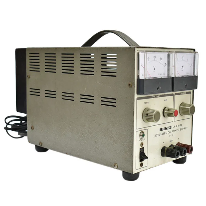 FUENTE REGULABLE DC 0 A 32V LEADER LPS-163A REGULATED DC POWER SUPPLY 32V 3A LEADER LPS-163A - Imagen 2