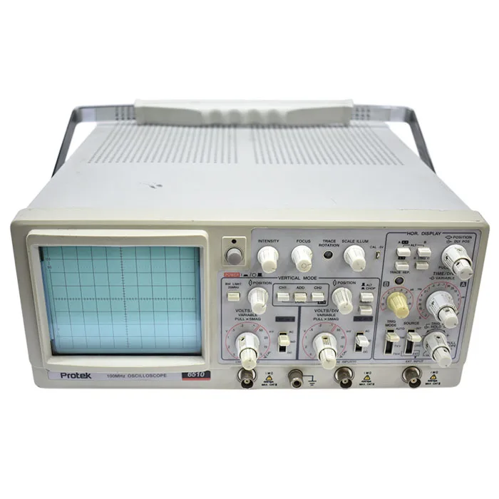 OSCILOSCOPIO 100 MHZ 2 CANALES ANÁLOGO PROTEK 6510 OSCILLOSCOPE - Imagen 3