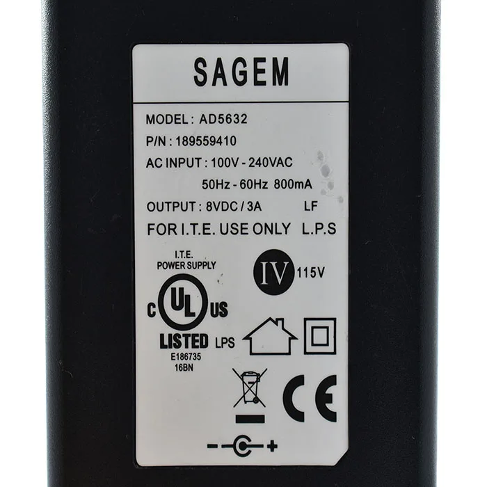 Adaptador Sagem AD5632 8V 3A | Original y Confiable - Imagen 2