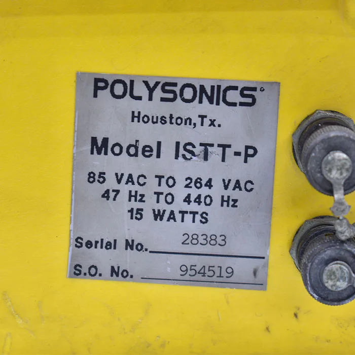 PEEK DCT-7088 POLYSONICS ISTT-P TRASIT TIME ULTRASONIC FLOWMETER D523583 - Imagen 2