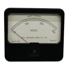 MEDIDOR DE VOLTIOS 0 A 300VDC VOLTIMETRO IDEAL PRECISION METER CO VOLTIMETER