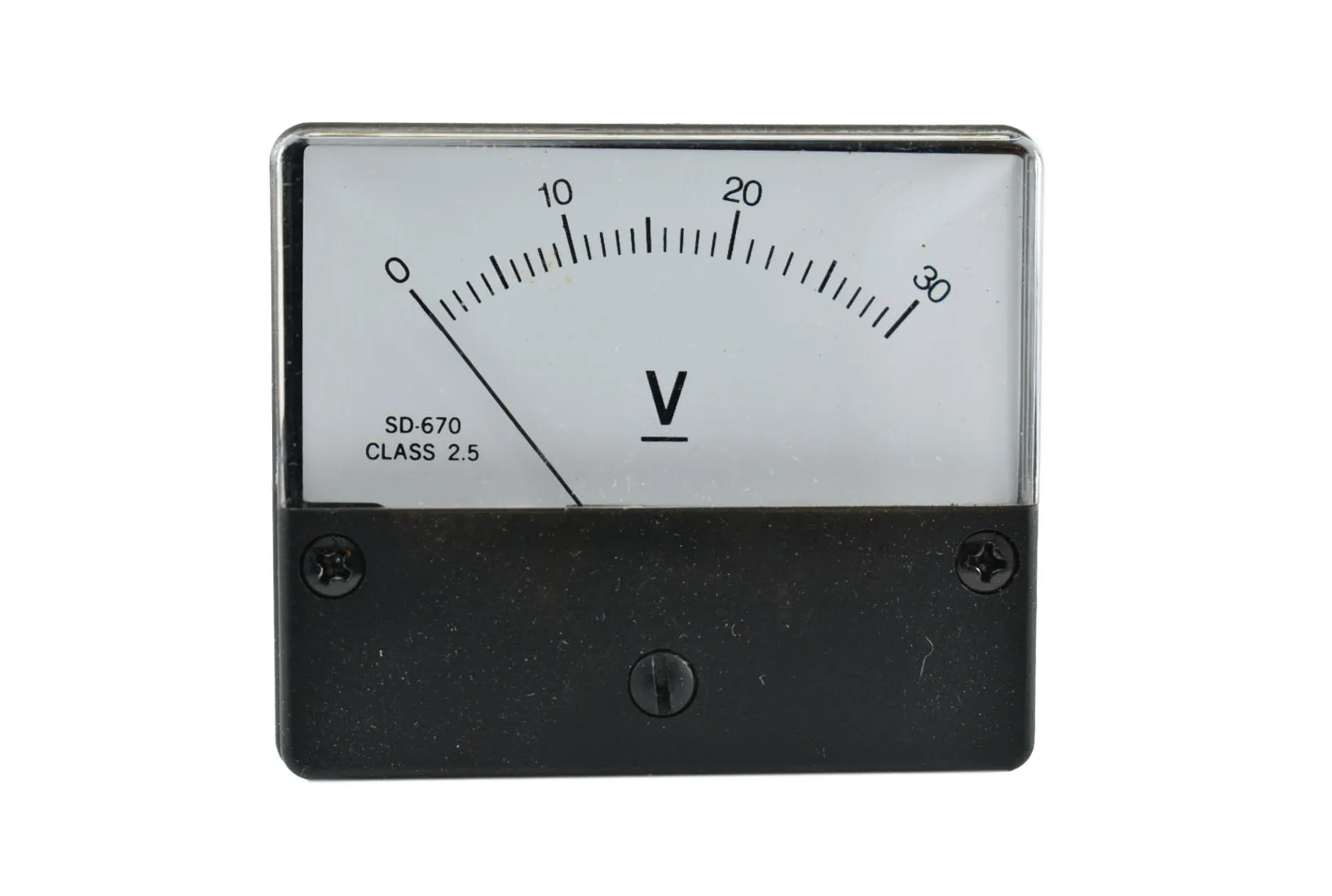 MEDIDOR DE VOLTIOS 0 A 30VDC SD 670 VOLTíMETRO DE  0 A 30V DC VOLTIMETRO