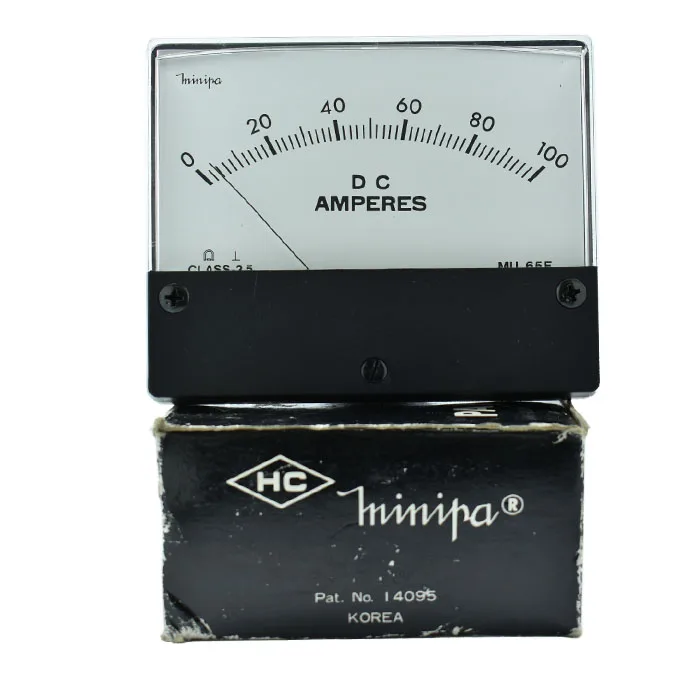 MEDIDOR DE AMPERIOS 0 A 100 A DC AMPEREMETER DC MINIPA MU- AMPMETER - Imagen 2