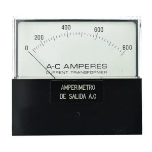 MEDIDOR DE AMPERIOS 0 A 800A AC AMPERIMETRO ANALOGO GENERAL ELECTRIC AMPMETER AMPERES METER