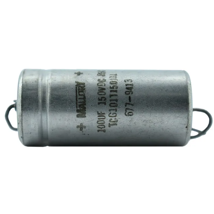 100UF 150 VDC CAPACITOR ELECTROLÃTICO AXIAL MALLORY