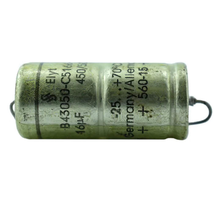 CAPACITOR AXIAL 16 MFD 500 VDC SIEMENS B43050-C5166T