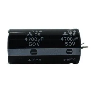 CAPACITOR ELECTROLÃTICO 4700 MFD 50 VDC RADIAL TSW