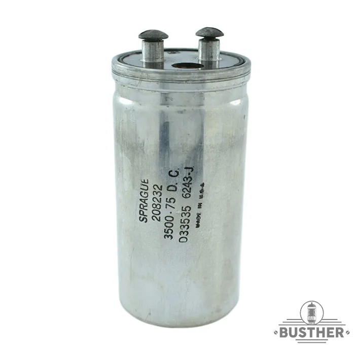 CAPACITOR ELECTROLITICO 3500 MFD 75VD SPRAGUE 3500 UF