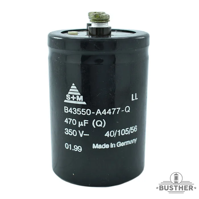Capacitor ElectrolÃ­tico 470uF 350V B43550 EPCOS