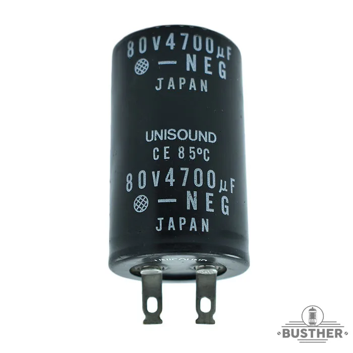 CAPACITOR ELECTROLITICO 4700 MFD 80VDC UNISOUND ELECTROLYTIC CAPACITOR 4700UF 80VDC