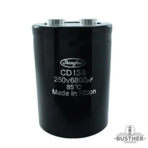 CAPACITOR ELECTROLITICO 6800 MFD 250VDC JIANGHAI CD138 6800 UF 250 VDC