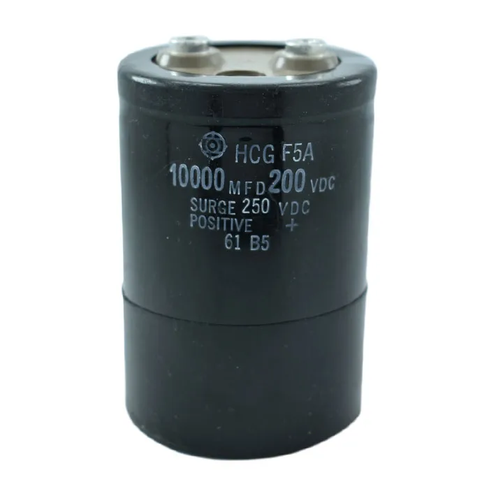 CAPACITOR ELECTROLÃTICO 10000 MFD 200VDC HITACHI HCGF5A