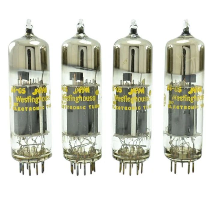 Cuarteto de Válvulas 6BM8 Westinghouse NOS