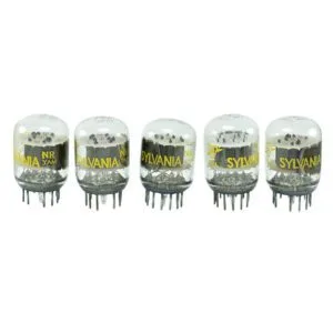 6D10 SYLVANIA NOS QUAD TUBES TRIODE TRIPLE