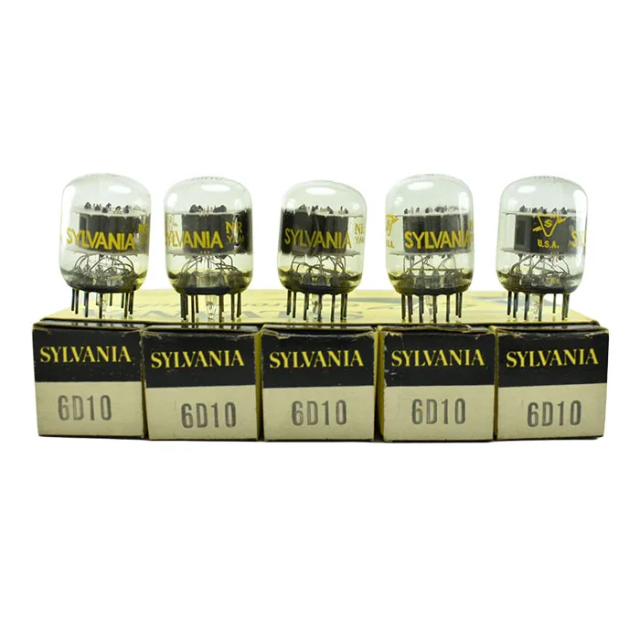 6D10 SYLVANIA TUBE TRIODE TRIPLE