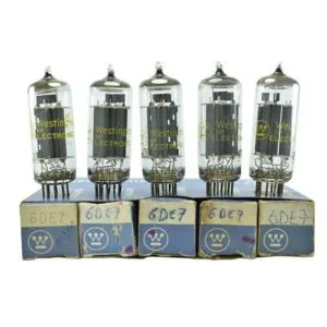 6DE7 TUBES WESTINGHOUSE QUAD SET