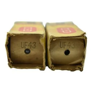 UF43 TUBE PHILIPS PENTODE PAIR