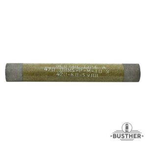 470 OHM GLOBAR TYPE A RESISTENCIA CARBURO SILICIO