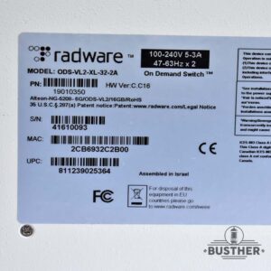 RADWARE ALTEON 5208 6G/ODS-VL2/16GB ODS-VL2-XL-32-2A