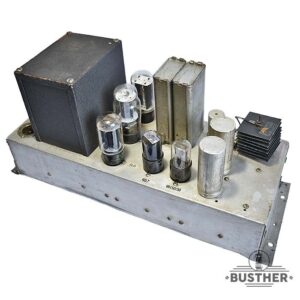 RARO AMPLIFICADOR ANTIGUO MONOFÃ“NICO DE TUBOS EQUIPO MILITAR