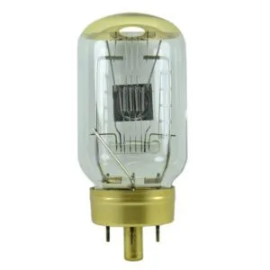 LÃ¡mpara de proyecciÃ³n General Electric DEK 500W compatible con DFW y DHN, base G17q.
