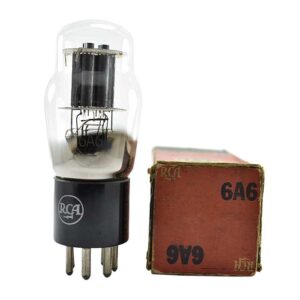 TUBO ANTIGUO 6A6 RCA. VÃLVULA DE VACÃO 6A6 RCA. 6A6 RCA