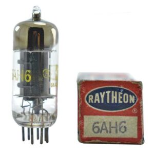 6AH6 RAYTHEON TUBO PENTODO TUBE PENTODE 6AH6