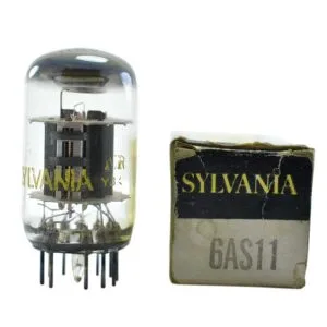 6AS11 SYLVANIA TUBO DOBLE TRIODO PENTODO