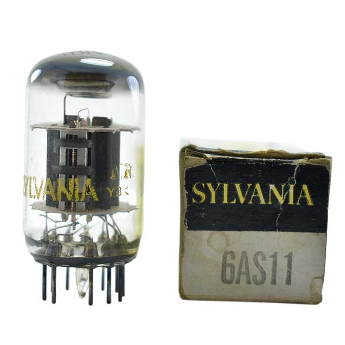 6AS11 SYLVANIA TUBO DOBLE TRIODO PENTODO