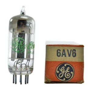 6AV6 GENERAL ELECTRIC DOUBLE TRIODO DE ALTA