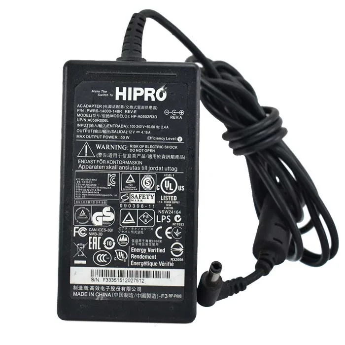 Adaptador Hipro 12V 4.16A HP-A0502R3D 