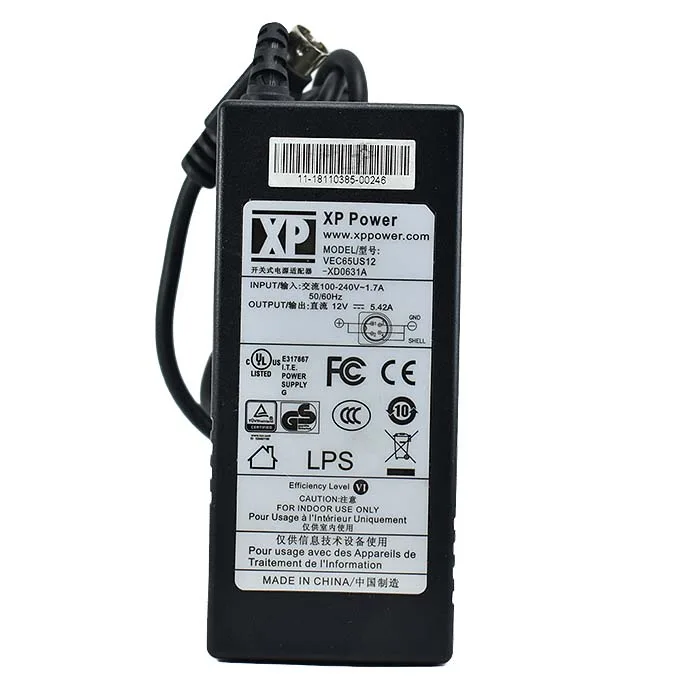 Adaptador XP Power 12V 4 Pines VEC65US12