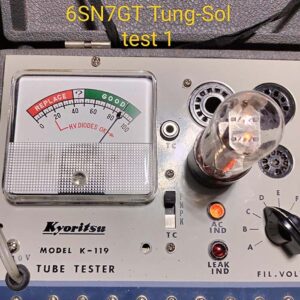 6SN7GT TUNGSOL TEST 1