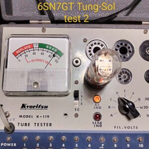 6SN7GT TUNGSOL TEST 1