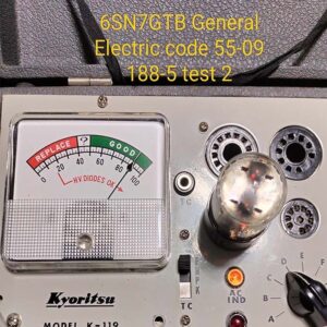 6SN7GTB GE CODE 5609 188-5 TEST 2