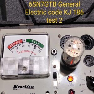6SN7GTB GE CODE KJ188-5 TEST 2