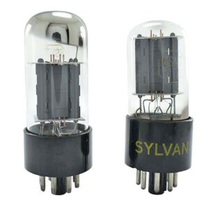 Tubo 6SN7GTB Sylvania 2 unidades Historia y usos en Audio