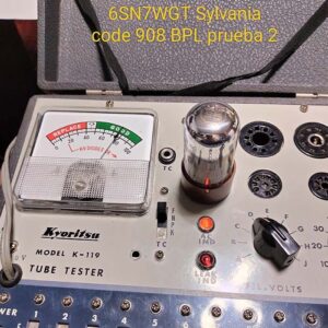 6SN7WGTA SYLVANIA TEST 908BPL