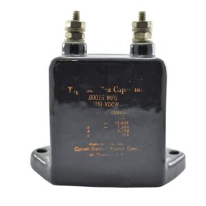Condensador Mica 150pF 10kVDC CDE type 86 0.00015 ÂµF