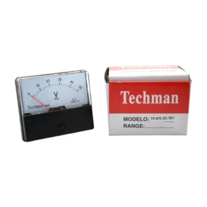 VoltÃ­metro AnalÃ³gico Techman TP-670 0-50VDC Medidor