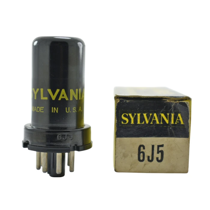 Tubo Sylvania 6J5 Metal Rugged Triode for Preamp Radio 6J5