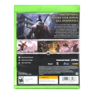 Juego Sekiro Shadows Die Twice Xbox One